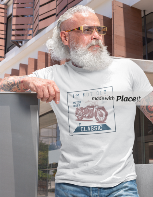 I’m Not Old, I’m Classic – Vintage Motorcycle T-Shirt