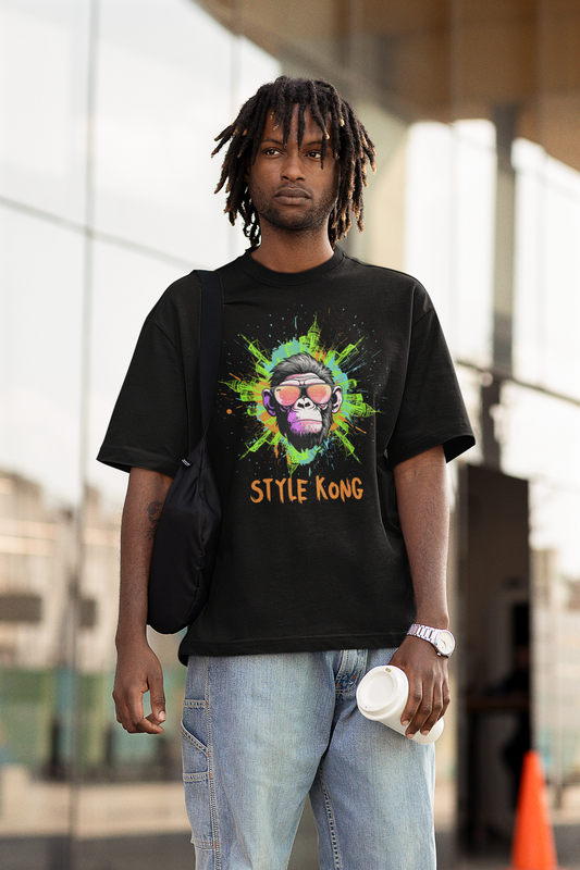 Style Kong | Urban Funk Gorilla Graphic T-Shirt for Streetwear Lovers