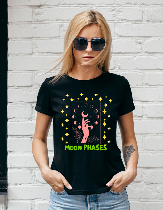 Moon Phases – Mystical Women's Graphic Tee