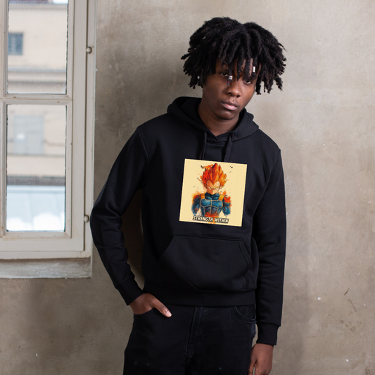 Unisex Hoodie – “Strength Within” Furious Cartoon Print | Motivational Streetwear