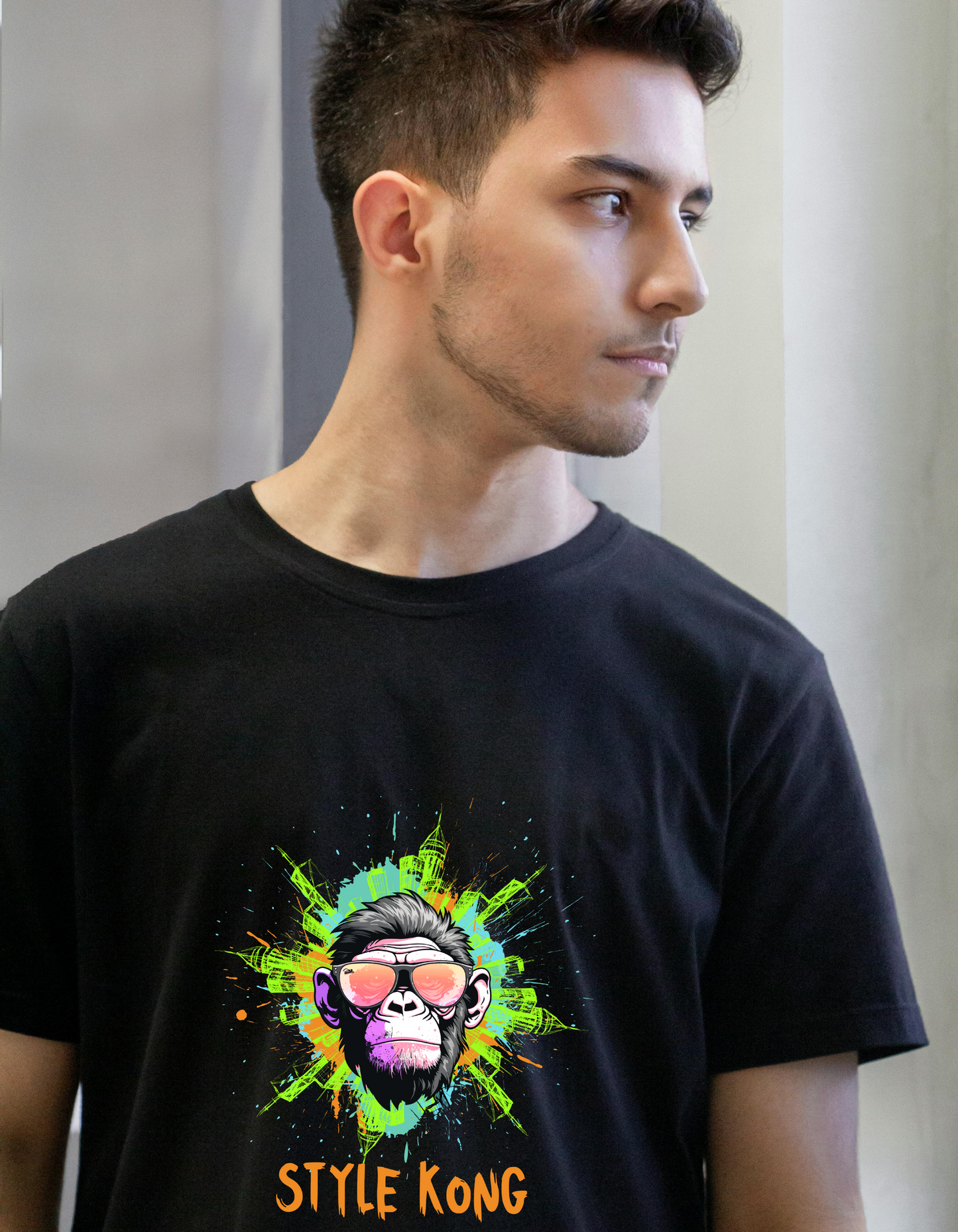 Style Kong | Urban Funk Gorilla Graphic T-Shirt for Streetwear Lovers