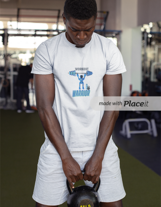 Workout Warrior – Robot Lifter Gym T-Shirt