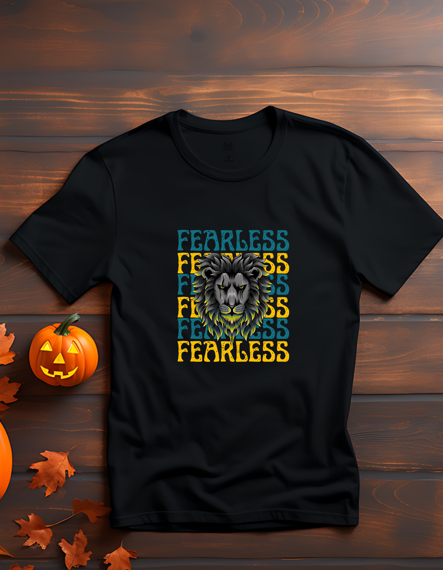 Fearless Lion | Bold Graphic T-Shirt for Warriors & Risk Takers