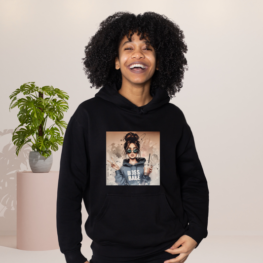 Boss Babe Graphic Hoodie for Women – Empowering and Stylish Streetwear Hoodie for women