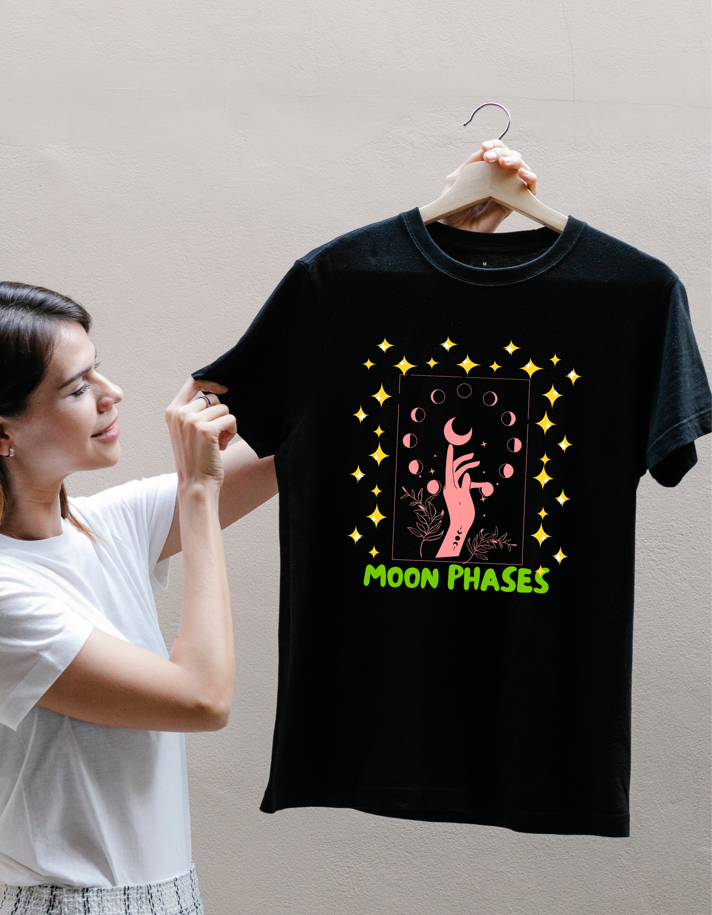 Moon Phases – Mystical Women's Graphic Tee