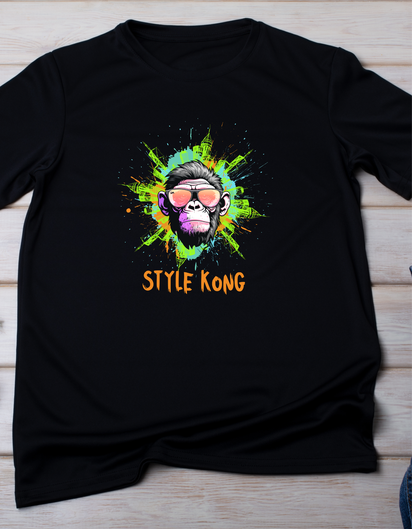 Style Kong | Urban Funk Gorilla Graphic T-Shirt for Streetwear Lovers