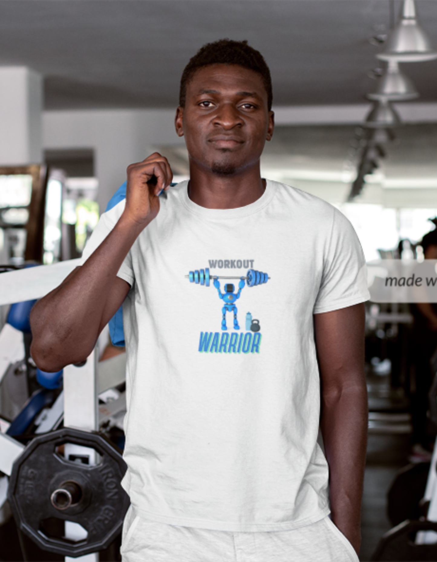 Workout Warrior – Robot Lifter Gym T-Shirt
